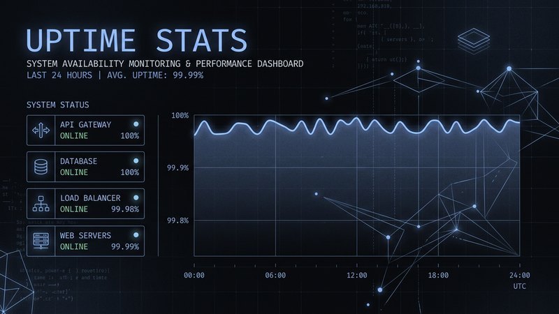 Market uptime statistics